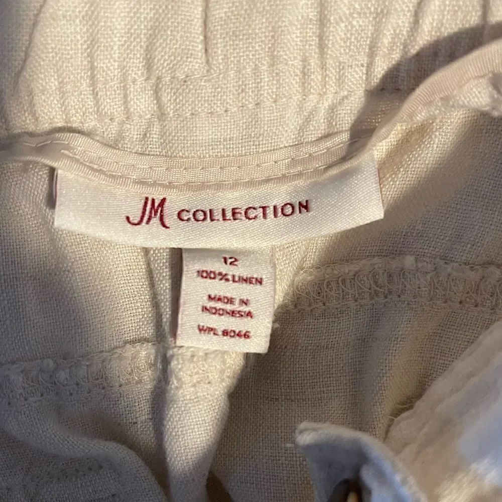 JM Collection Linen Capris | SZ 12 - Picture 11 of 11